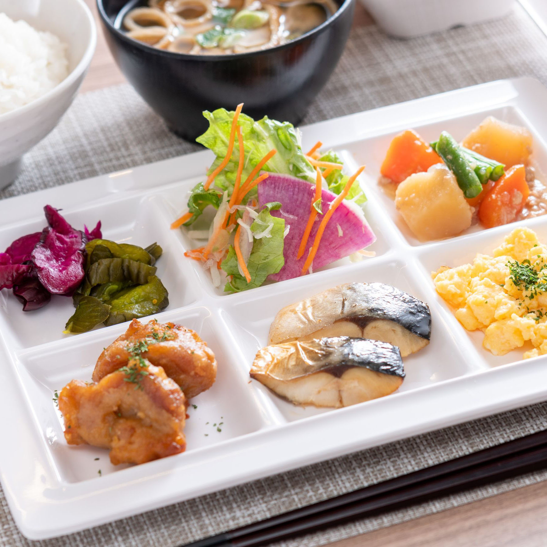 バリエーション豊かなおかずがたくさん