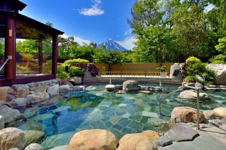 絶景富士山と露天風呂