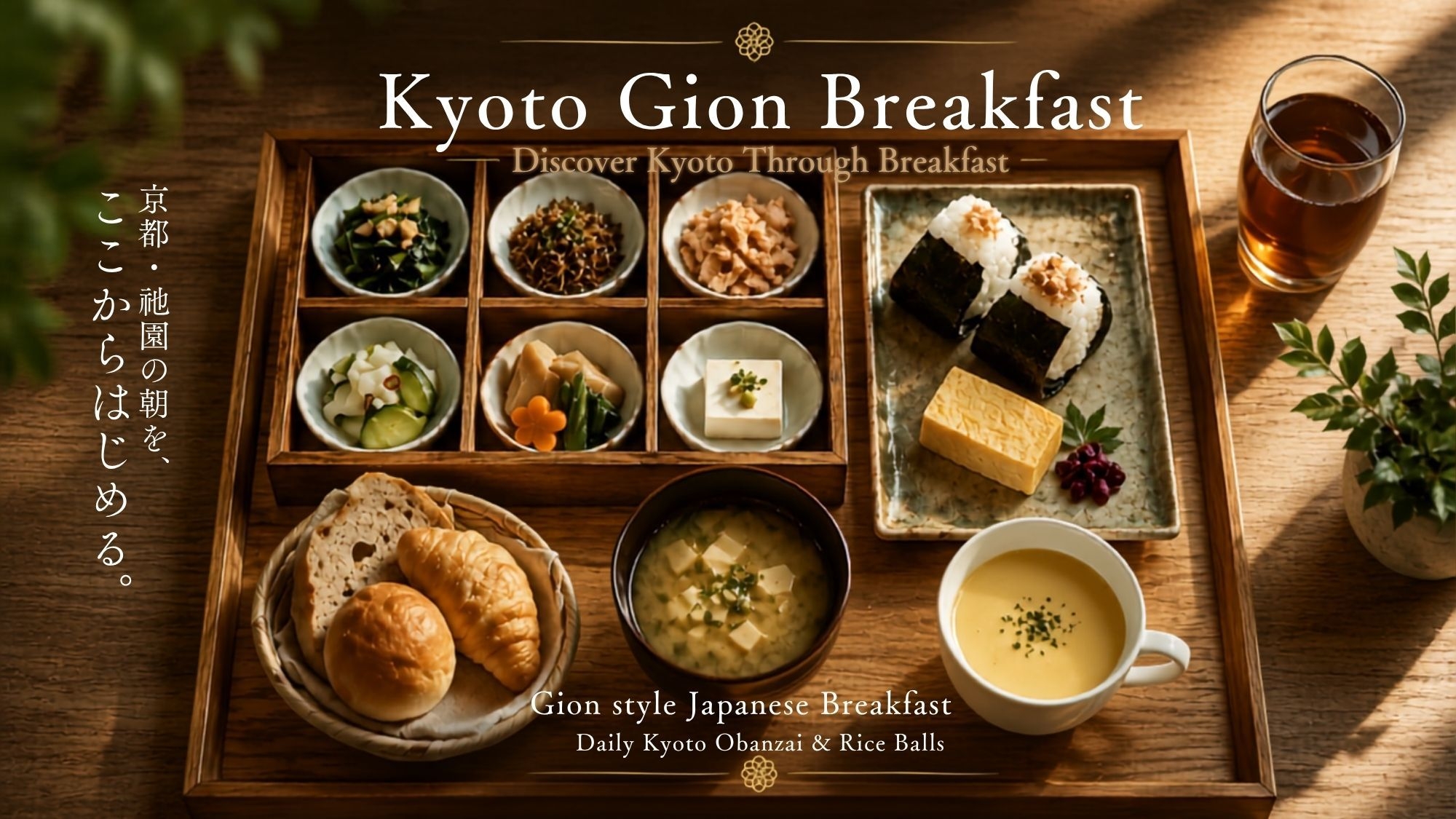 【期間限定】祇園の朝ごはんと京都散歩│連泊限定プラン【朝食付】