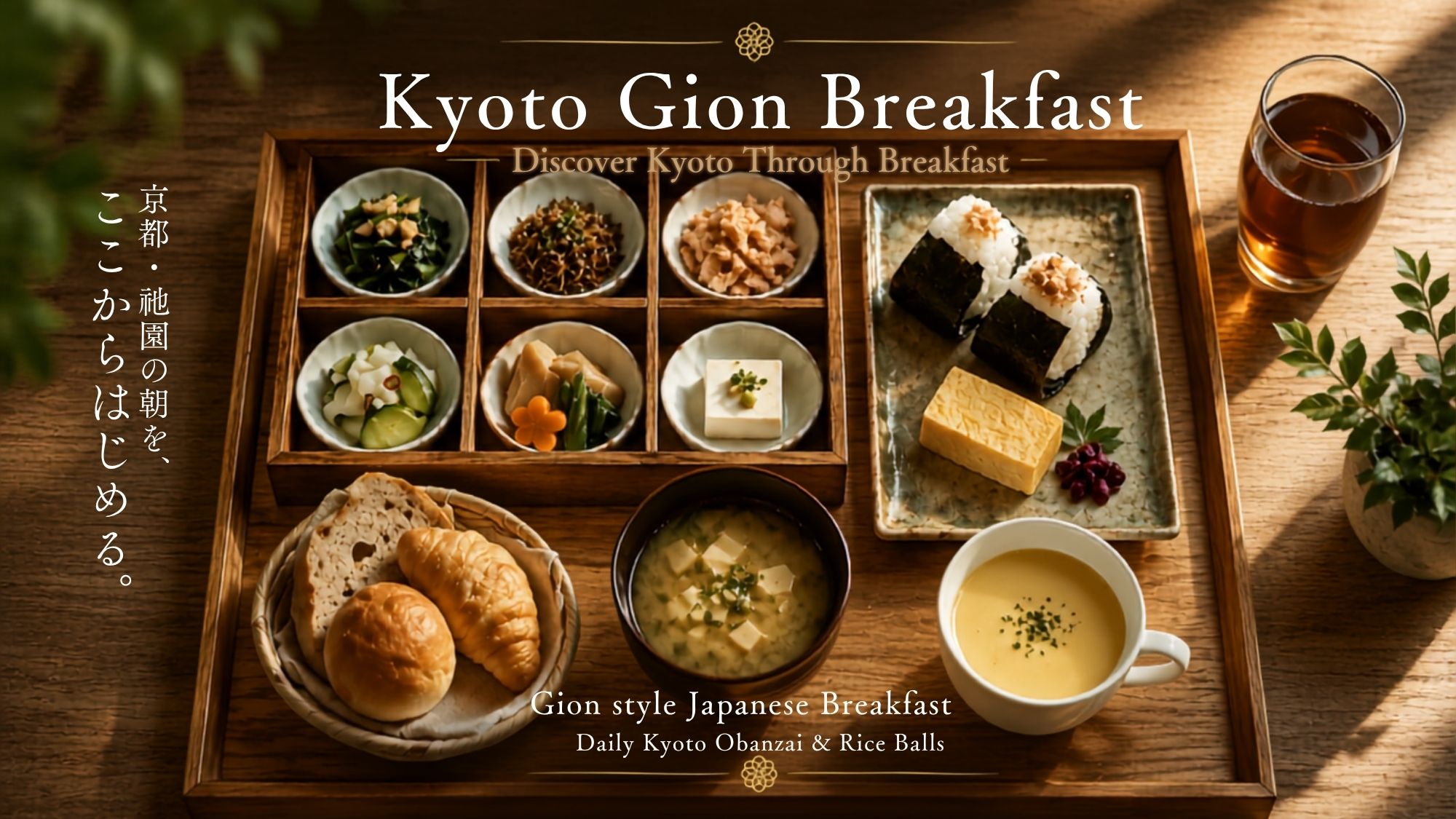【祇園の朝ごはん】京都らしいやさしい味わいの和朝食。&ldquo;祇園らしい朝&rdquo;を感じるひととき