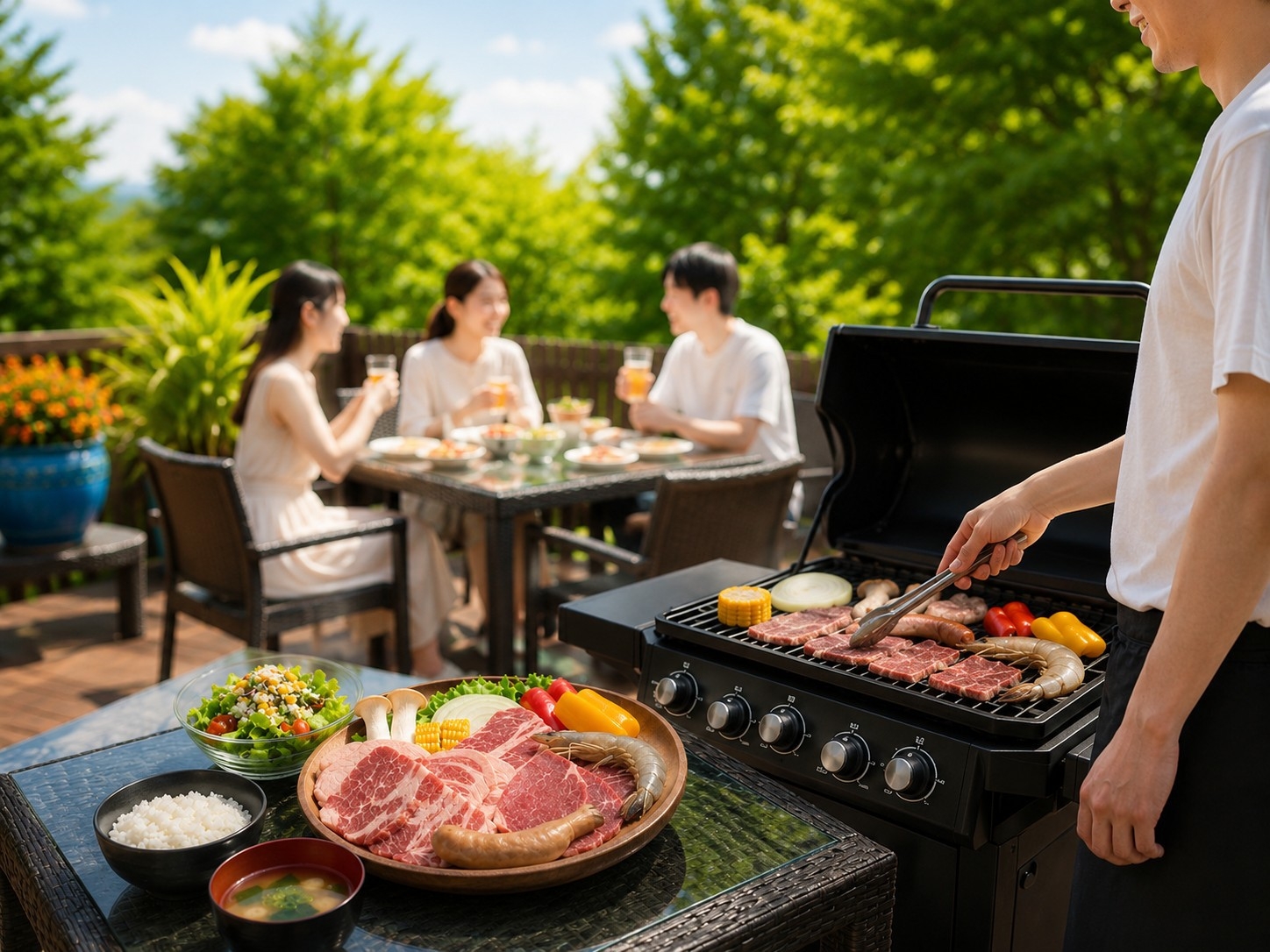 【アネックス・スペシャル】開放的なテラスで楽しむBBQプラン