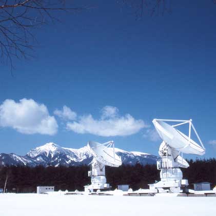 冬の野辺山天文台