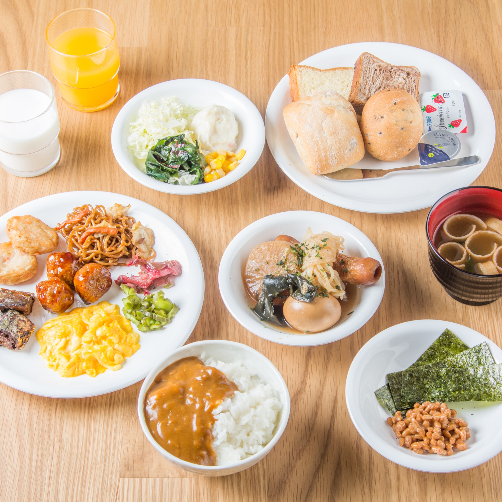 【朝食】営業時間6:30～9:00 和洋ビュッフェ