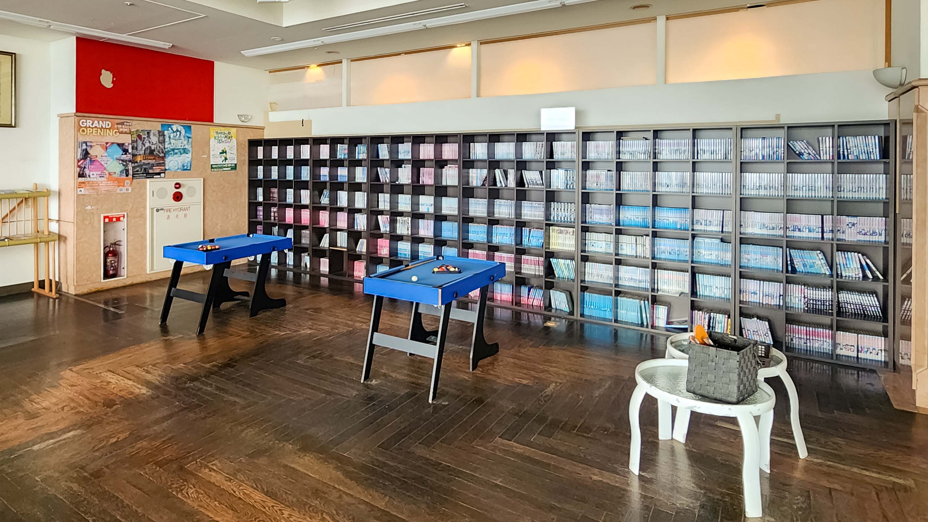 ミニビリヤード＆漫画