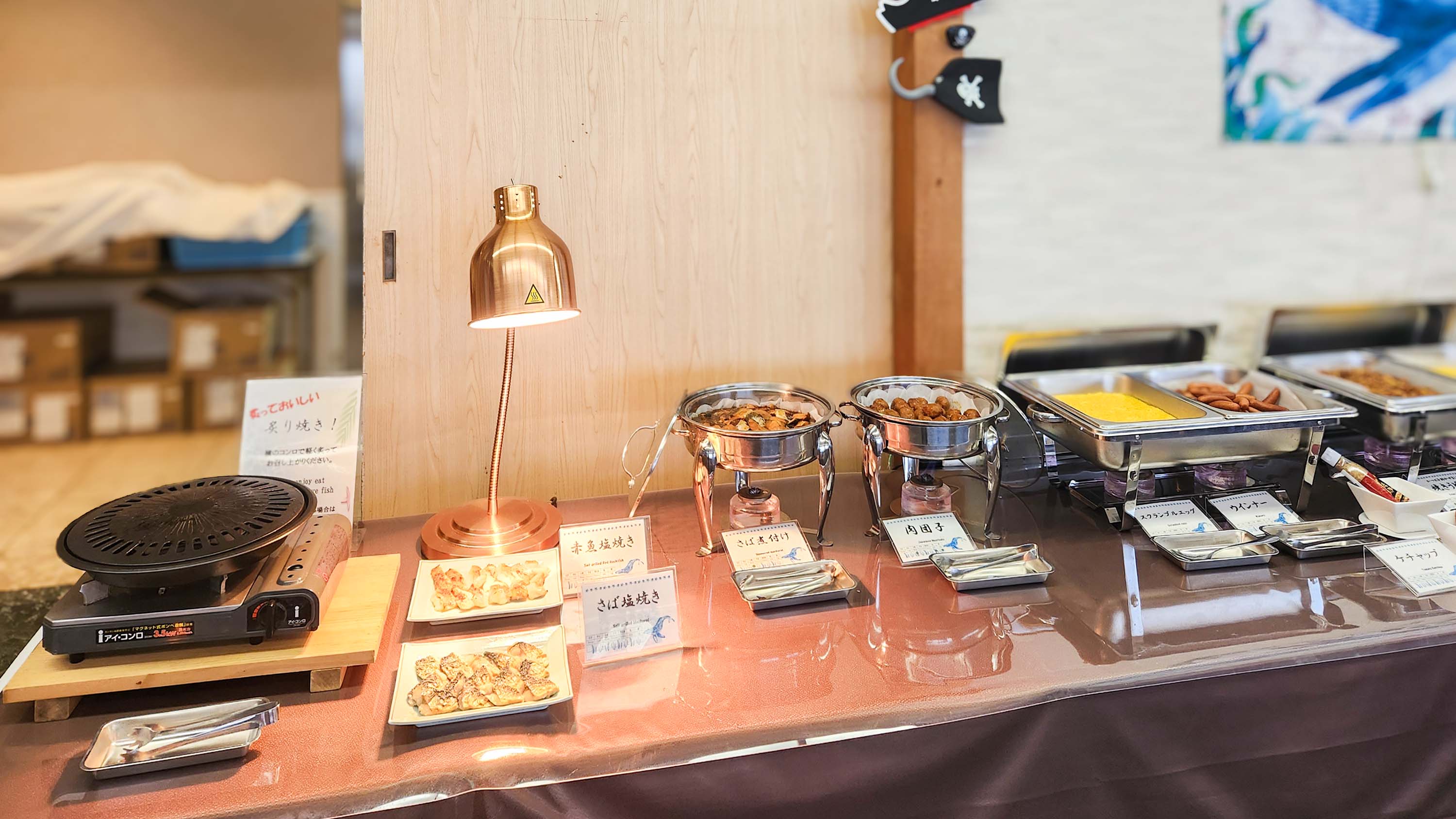 朝食　バイキング