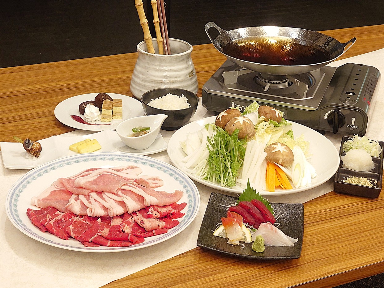 ☆【早割30 2食付】心も温まる鍋会席料理◇朝は和朝食！ゴルフ・出張・観光に最適◎