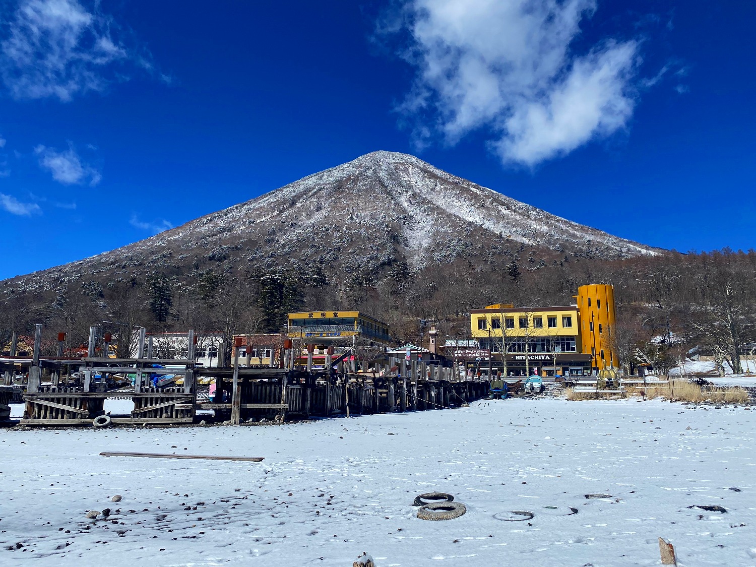 冬の絶景　冬季期間中は安全の為、閉山しております