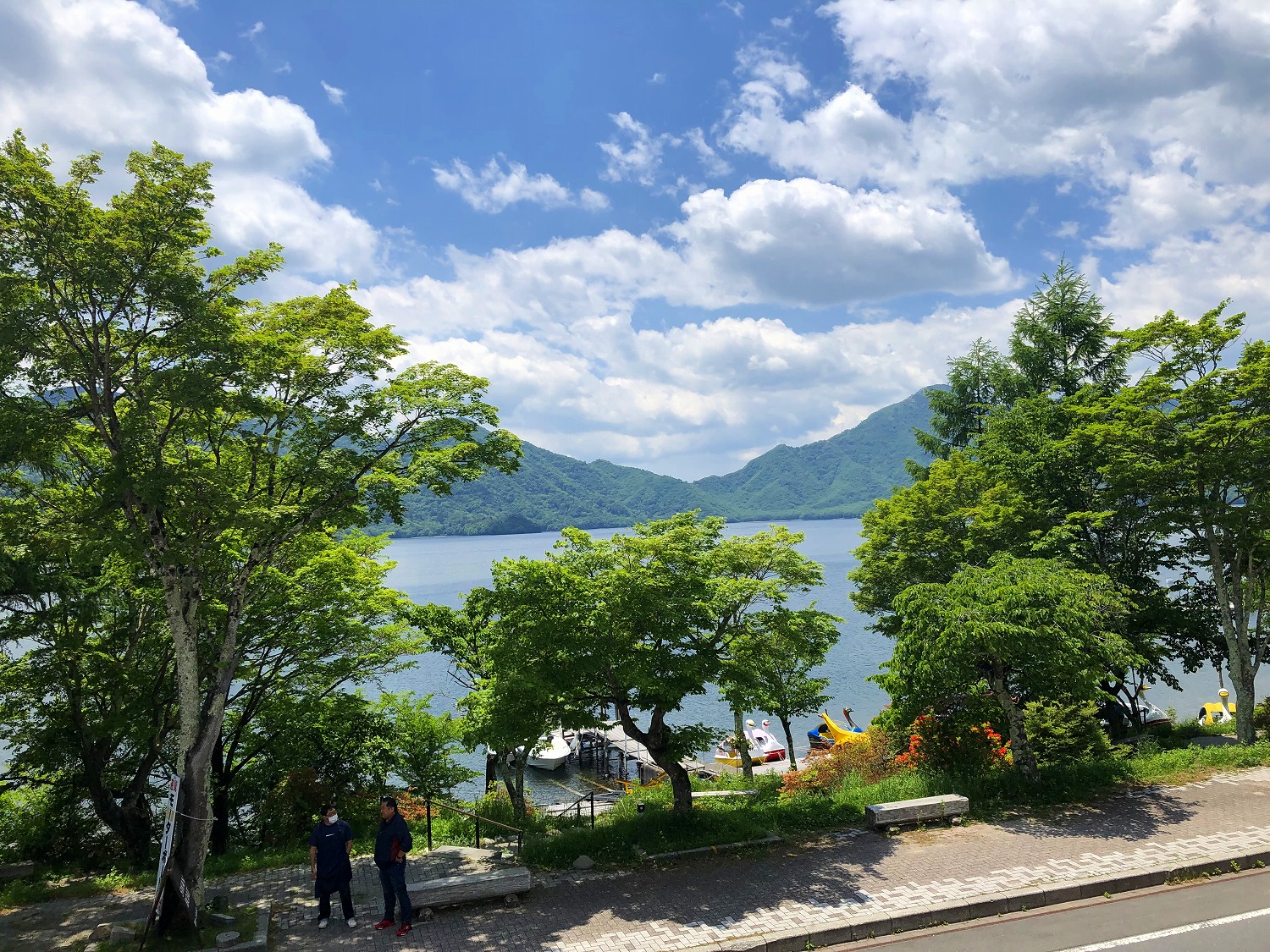 当館目の前の眺め