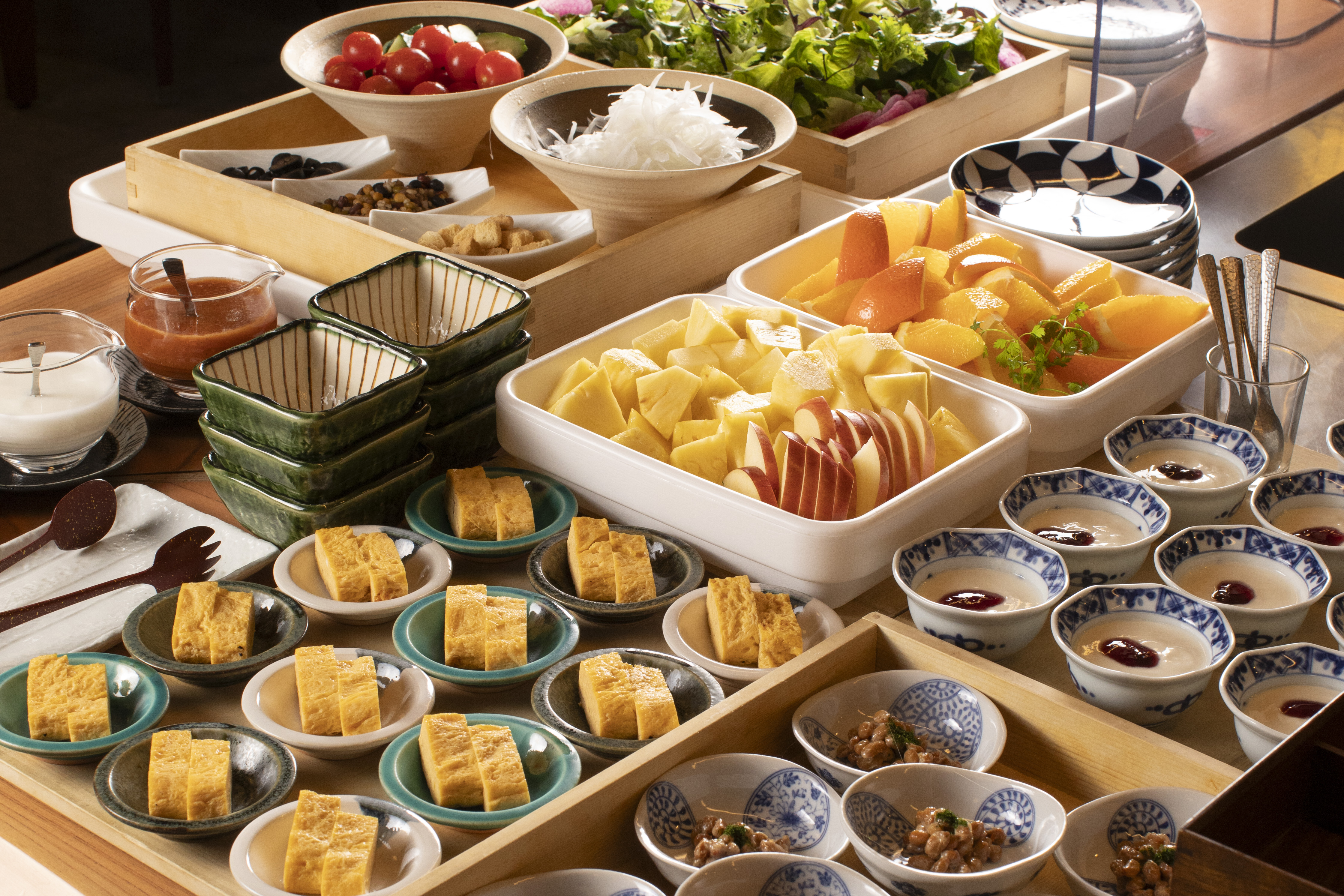 朝食ビュッフェ　※イメージ