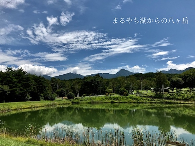 まるやち湖からの八ヶ岳