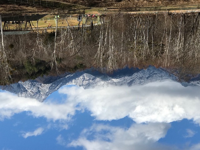 初冠雪の八ヶ岳