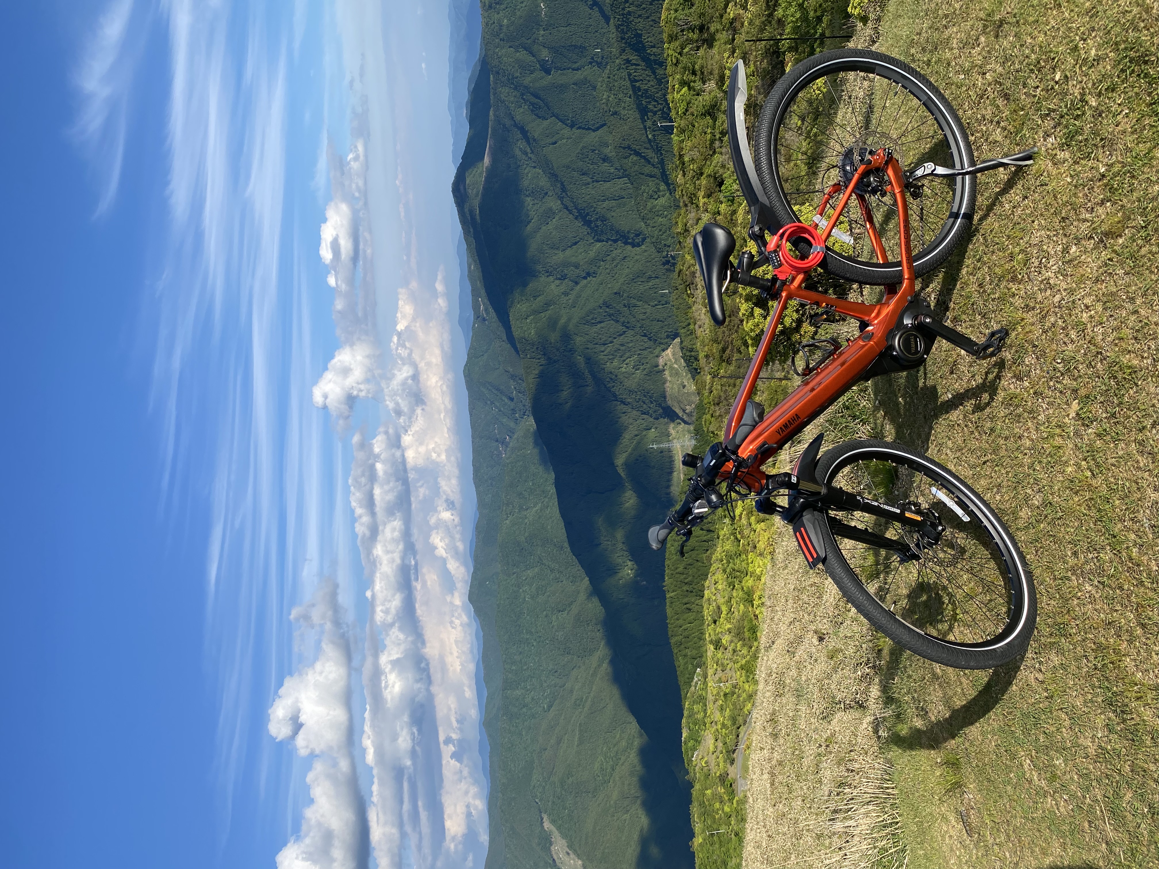 山頂までレンタルサイクリング