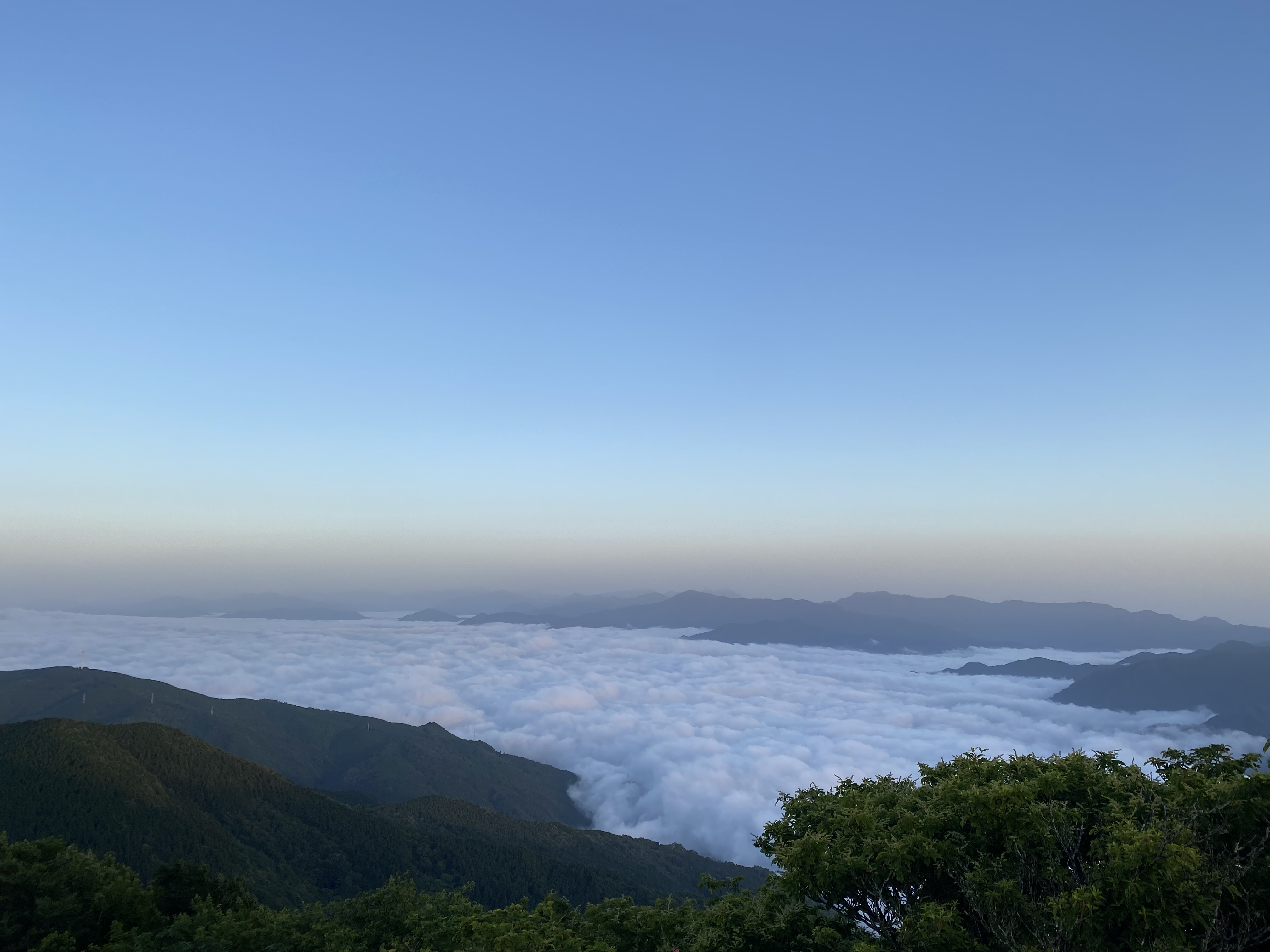 山頂からの雲海