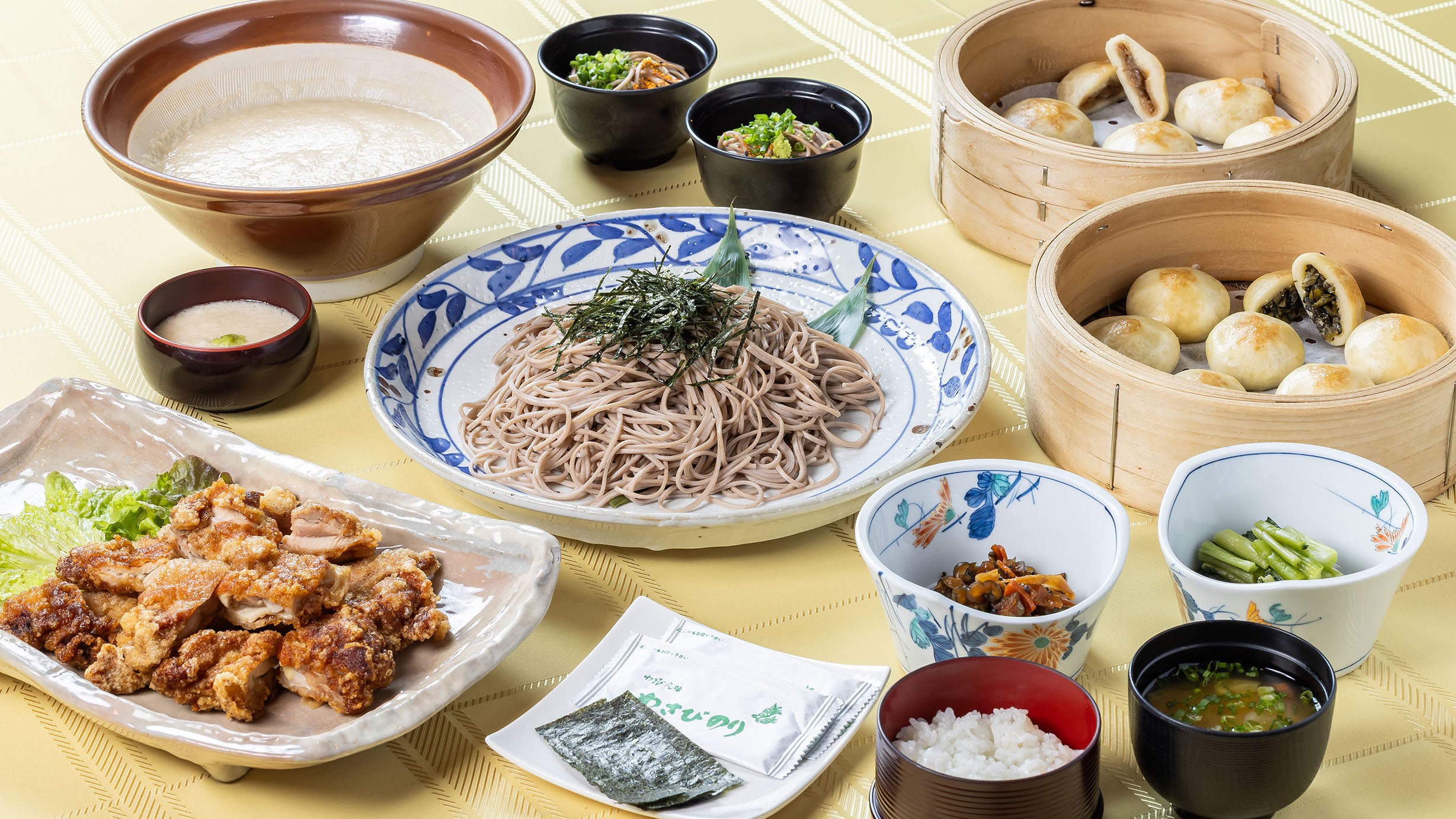 信州ならではの味を一度に楽しめる朝食