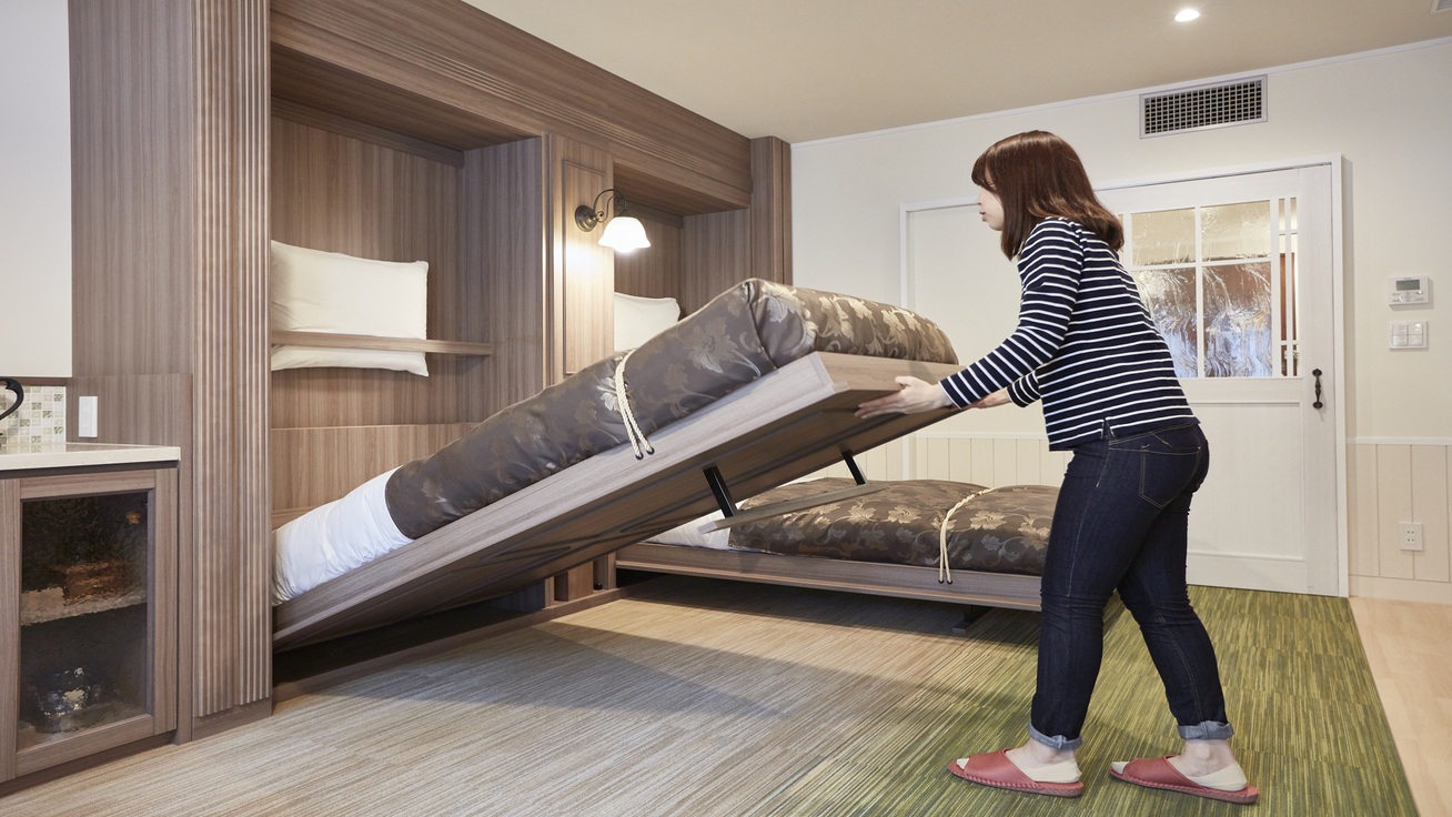 【客室】収納式ベッド