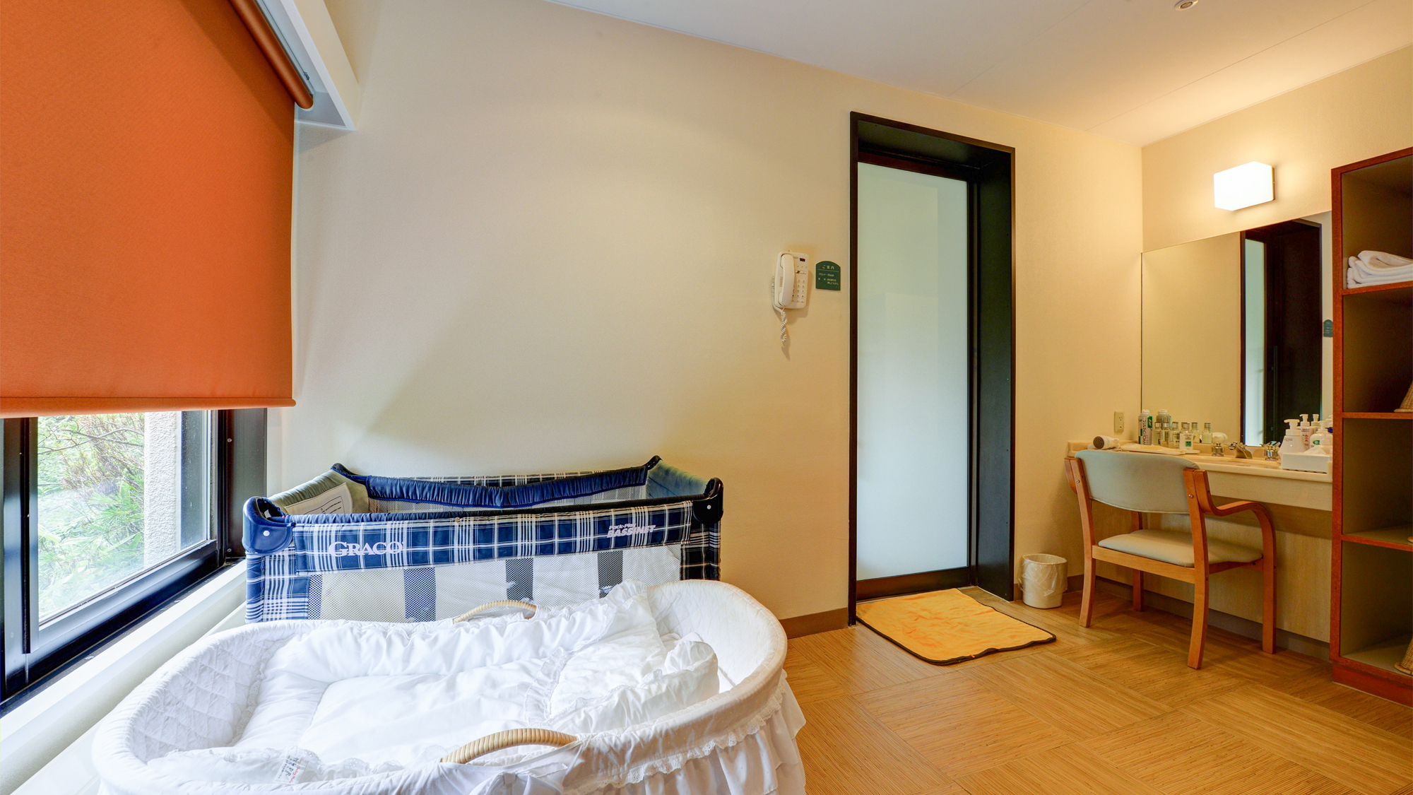 *【貸切風呂（家族風呂）事前予約制有料】ベビーベッド1台完備。ご家族様で是非ご利用下さいませ。