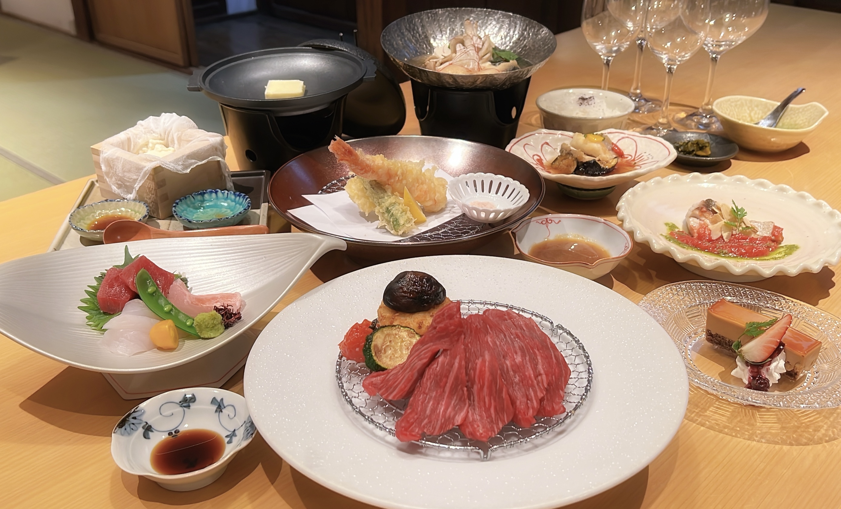 ブランド牛「ステーキ会席」