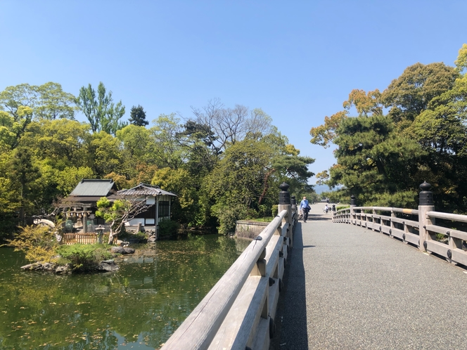 お散歩が楽しい京都御苑まで徒歩1分