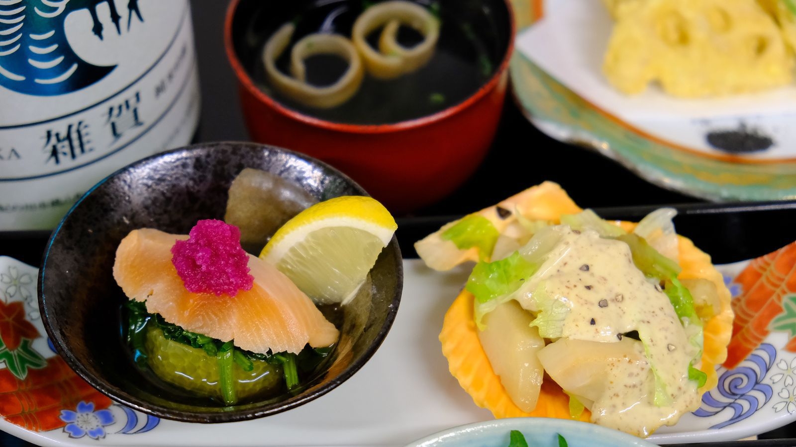 【紀州御膳1泊2食】地元名産3種の地酒飲み比べ付！魚や逸品料理に合う地酒を楽しむ大人旅