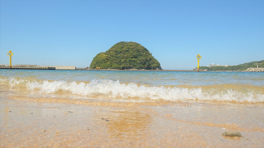 【周辺】すさみ海水浴場（当館の目の前にあります）