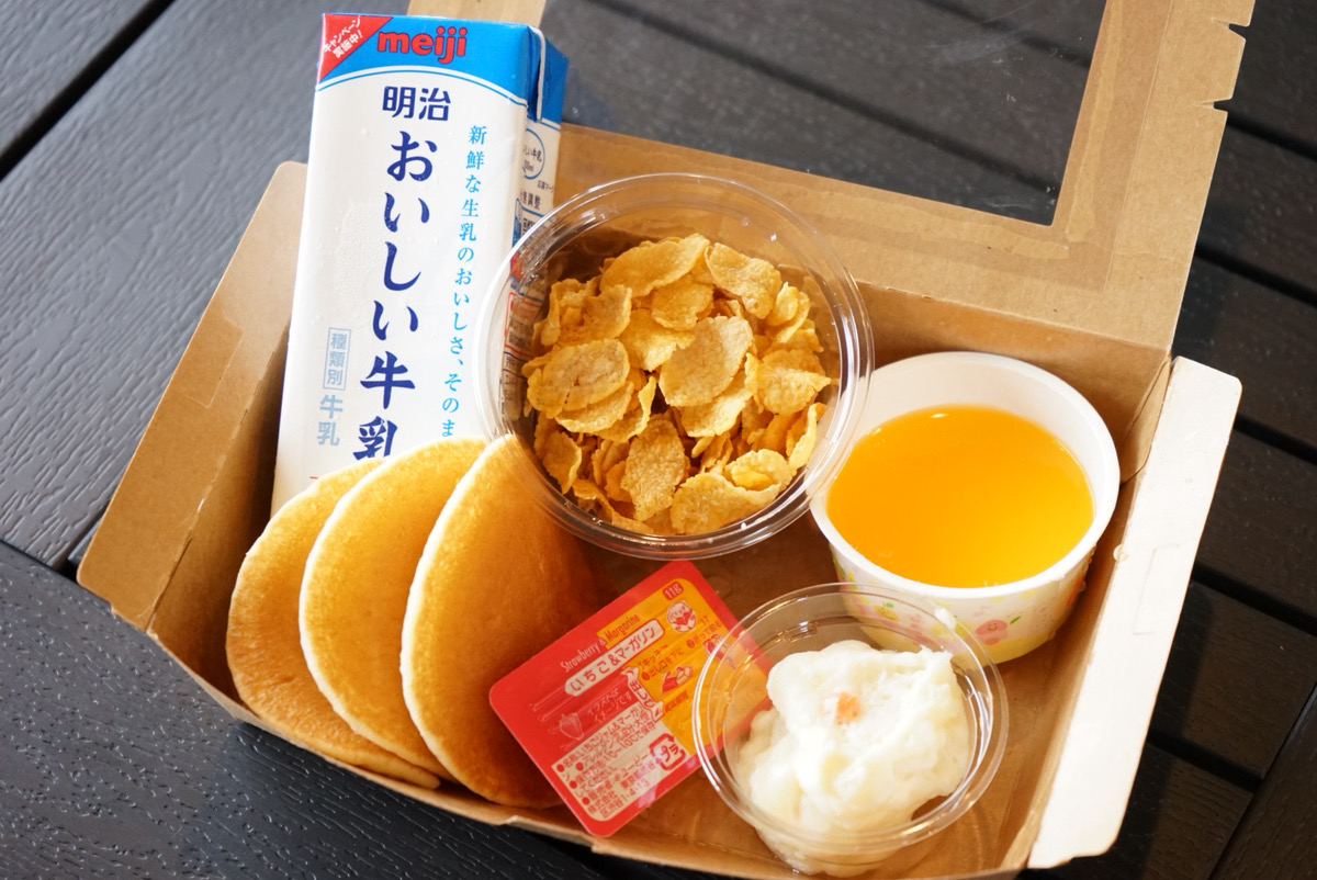 グランピングシーサイド お子様用朝食