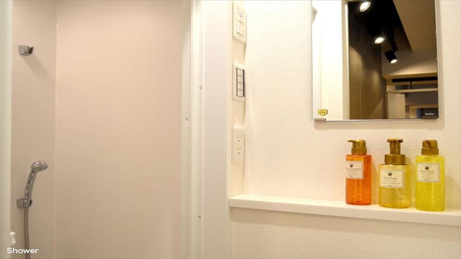 清掃が行き届いたシャワールーム！