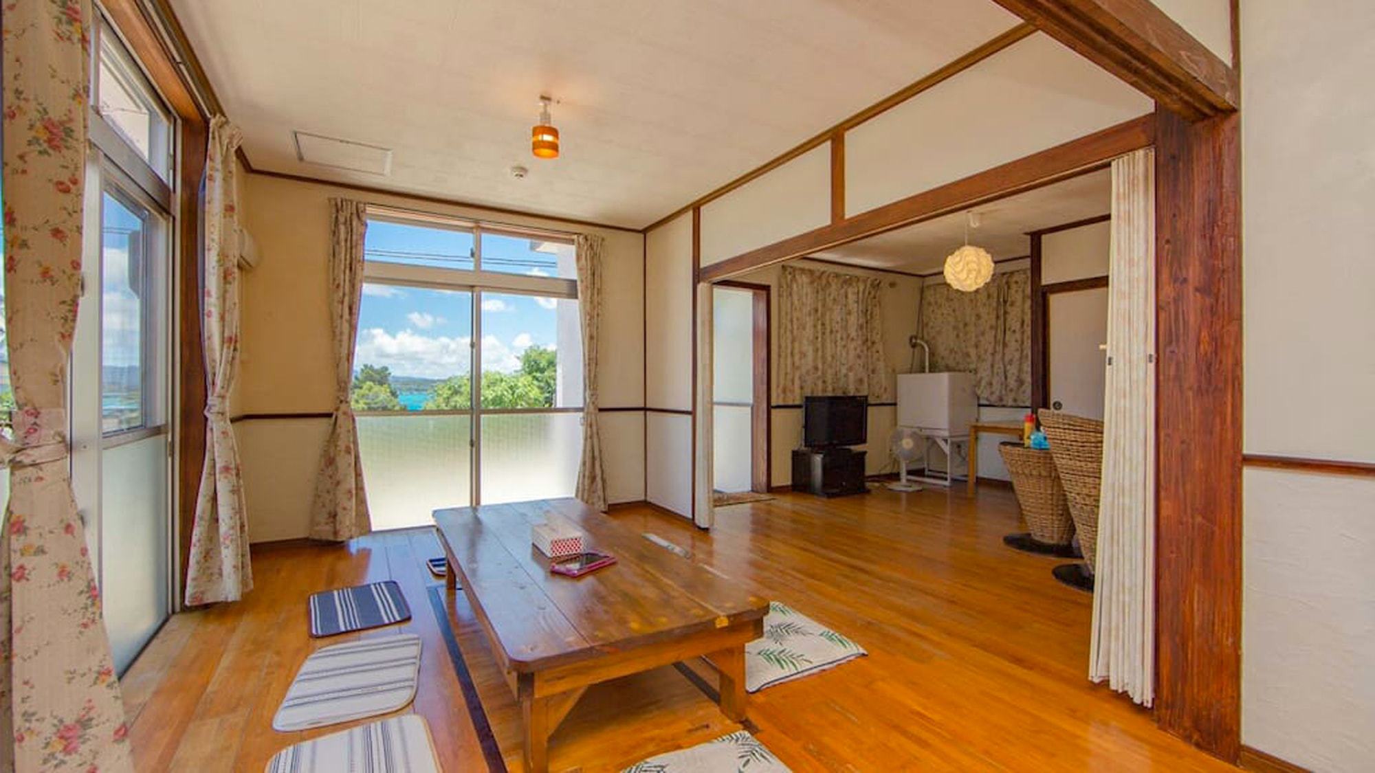 ファミリーにもおススメ！オーシャンビュー☆人気の古宇利島の高台にあるプライベート空間☆（素泊まり）