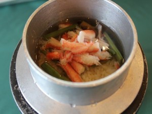 ２０２５年蟹会席釜おこわ