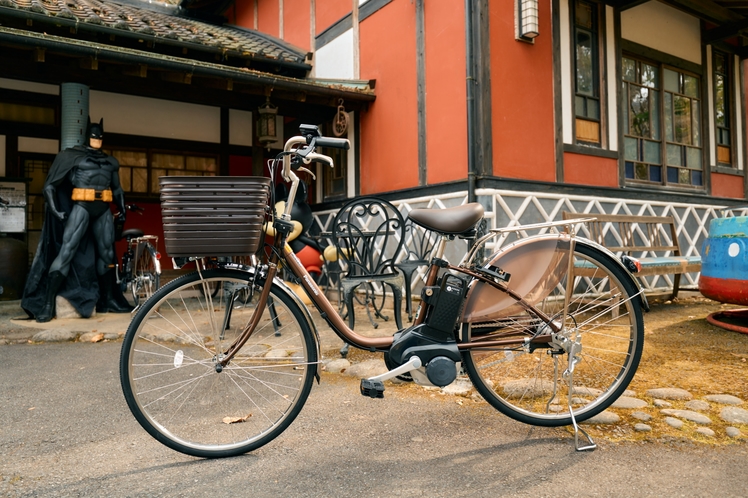 市街地への買い物や近くの外出に便利なレンタサイクル