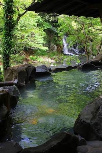 敷地内琴平温泉『ゆめ山水』露天風呂