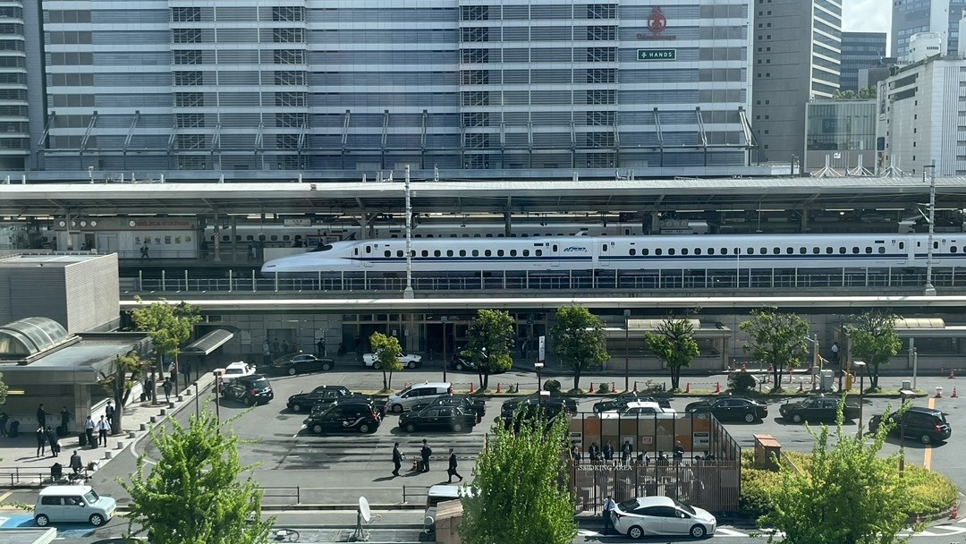 エレベーターホールからの景色