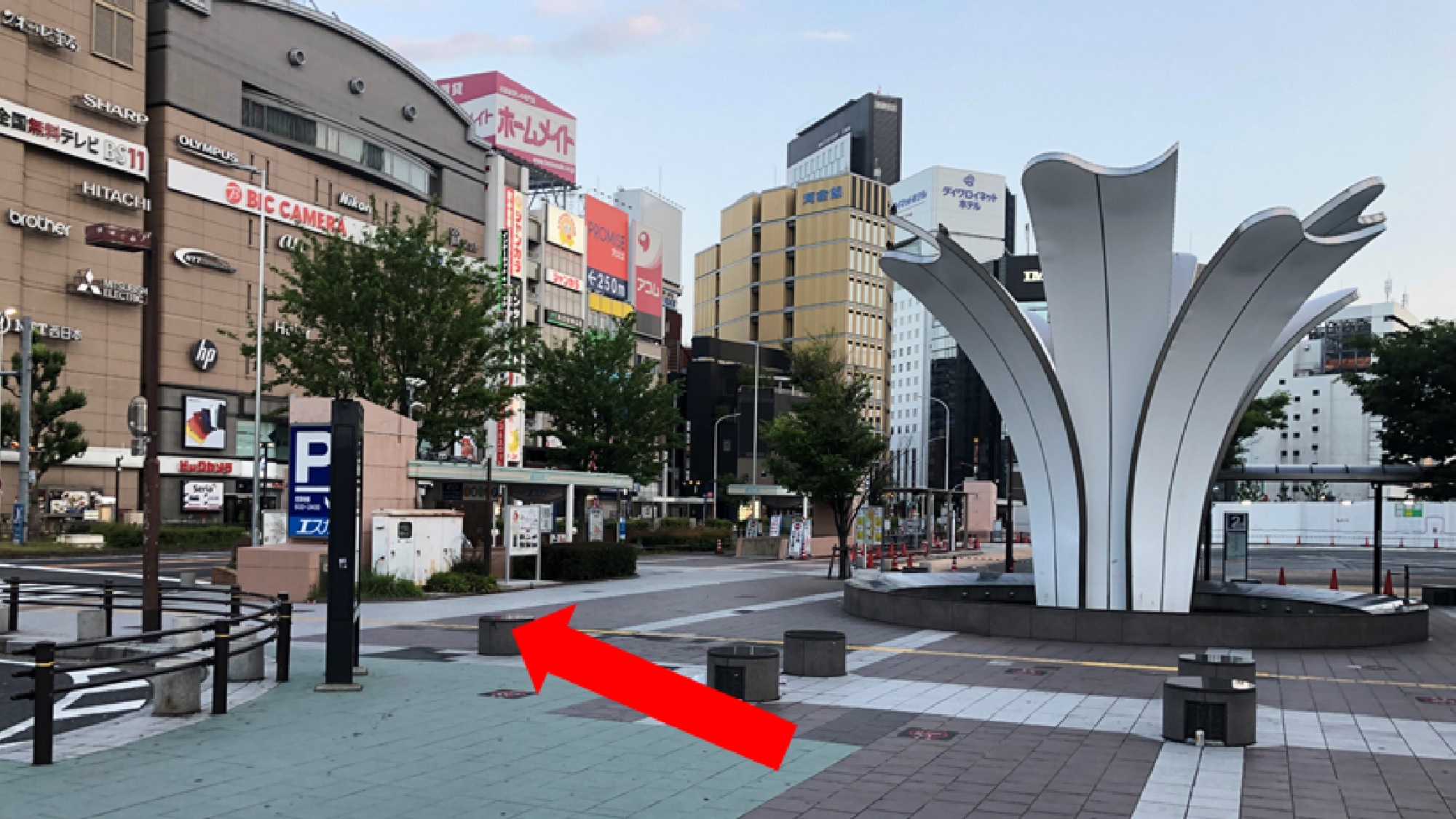 名古屋駅(太閤通口)からホテルへの【地上】アクセス③