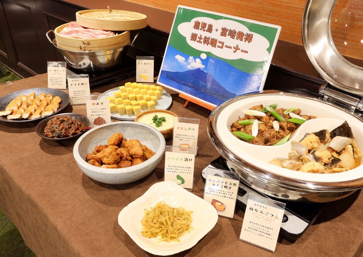 【朝食バイキング付】鹿屋名物も味わえる☆今だけ財宝水プレゼント