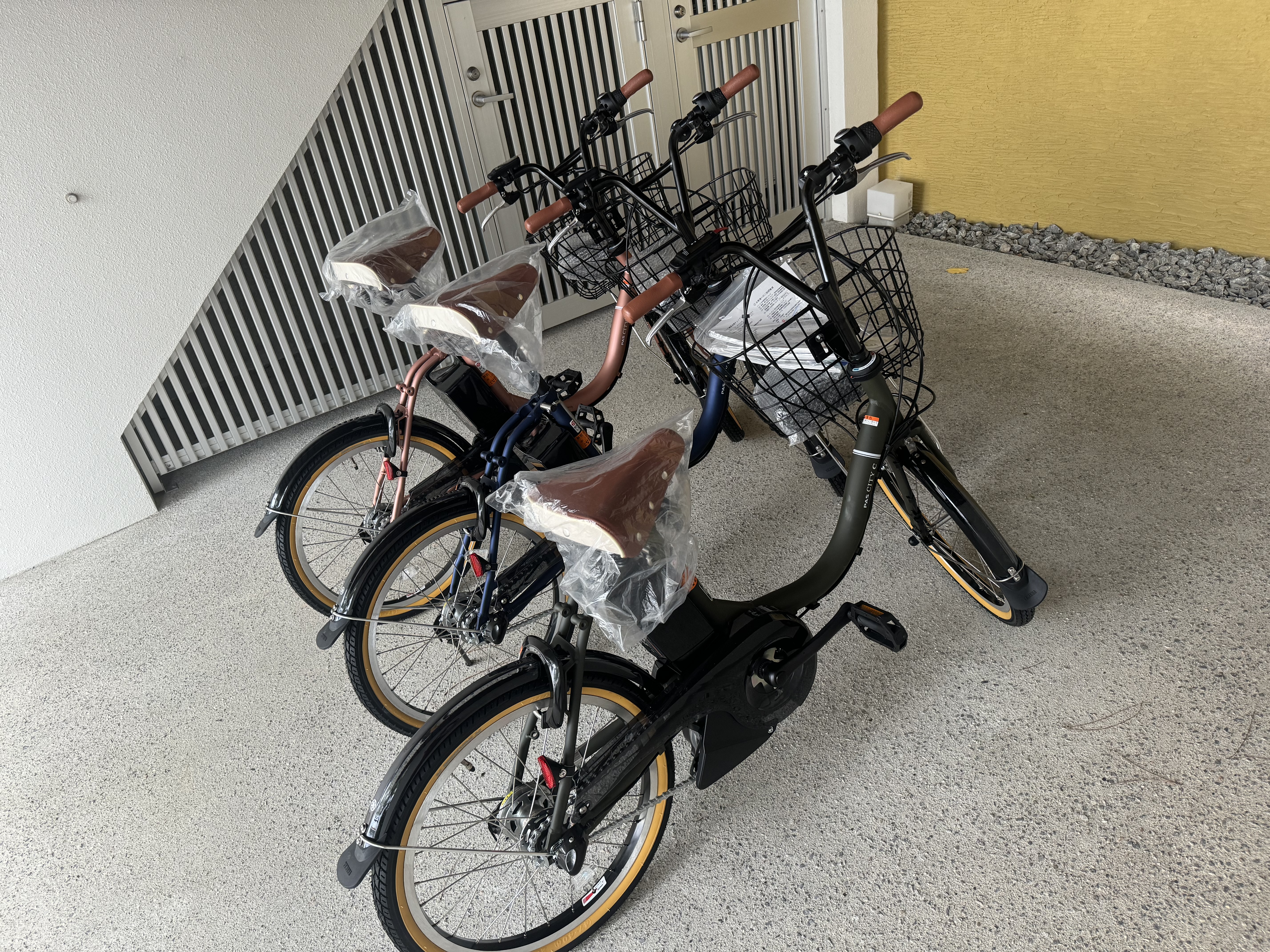 1部屋1台レンタル可　電動アシスト付きレンタサイクル