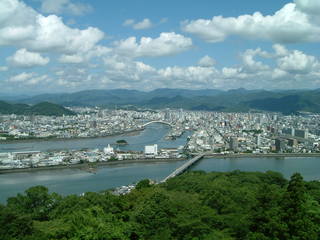 五台山展望台からの眺め