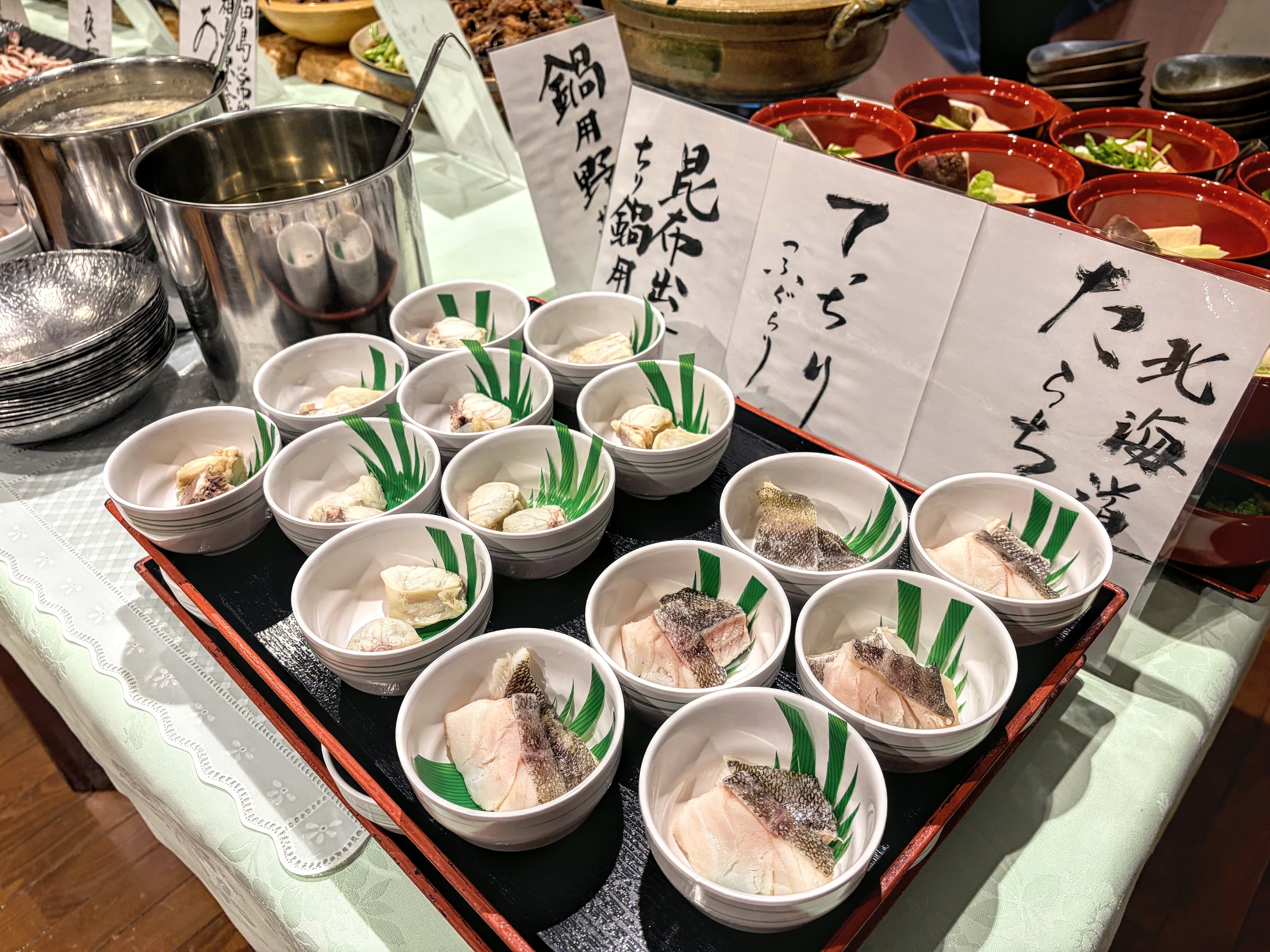 ★海鮮バイキング★冬の贅沢といえば『ふぐ』のてっちり鍋＆たら鍋に舌鼓を♪