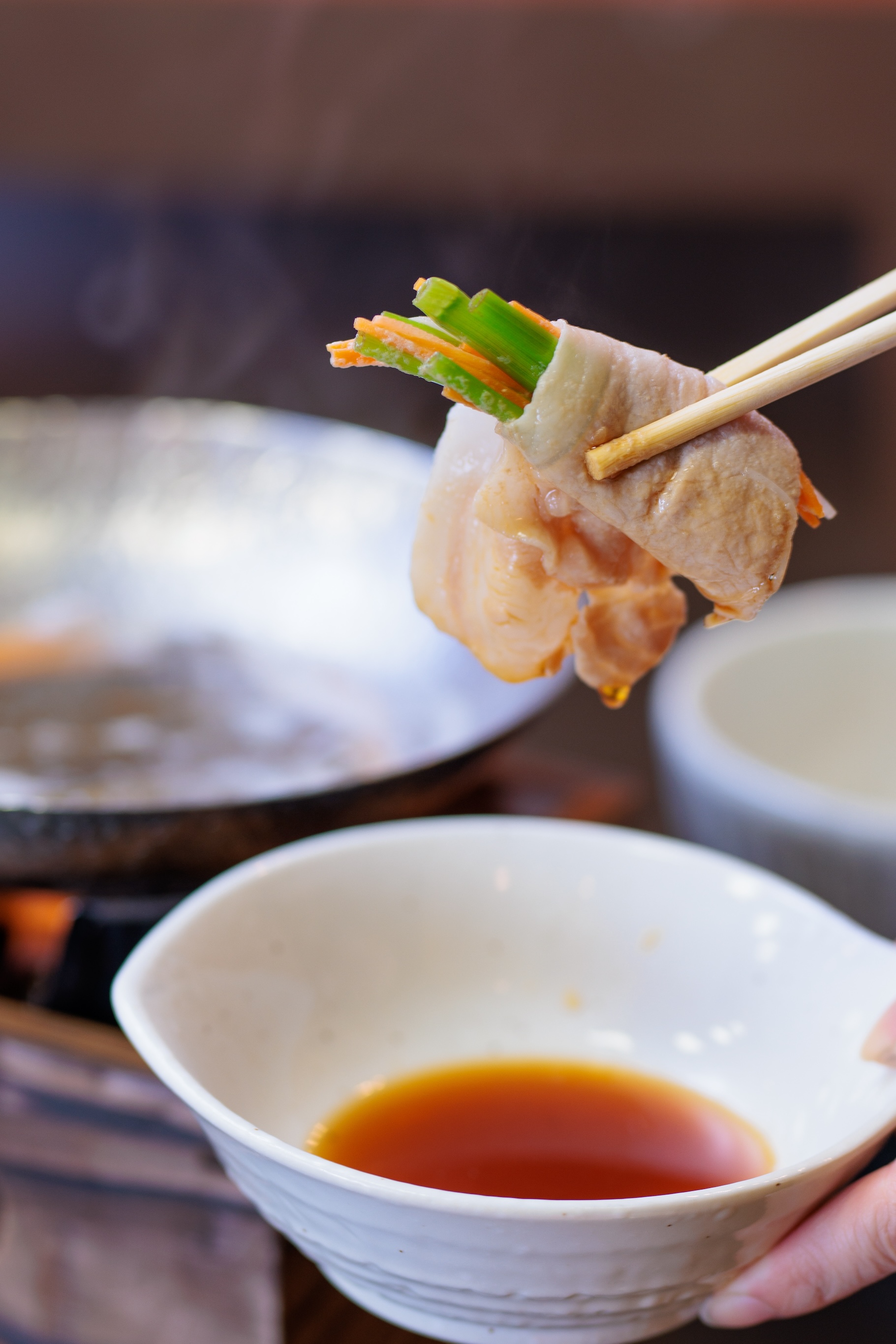 『麓山高原豚』の柔らかく滑らかな肉質と上品な豚肉の甘み&times;味の濃い『会津地野菜』は相性抜群！