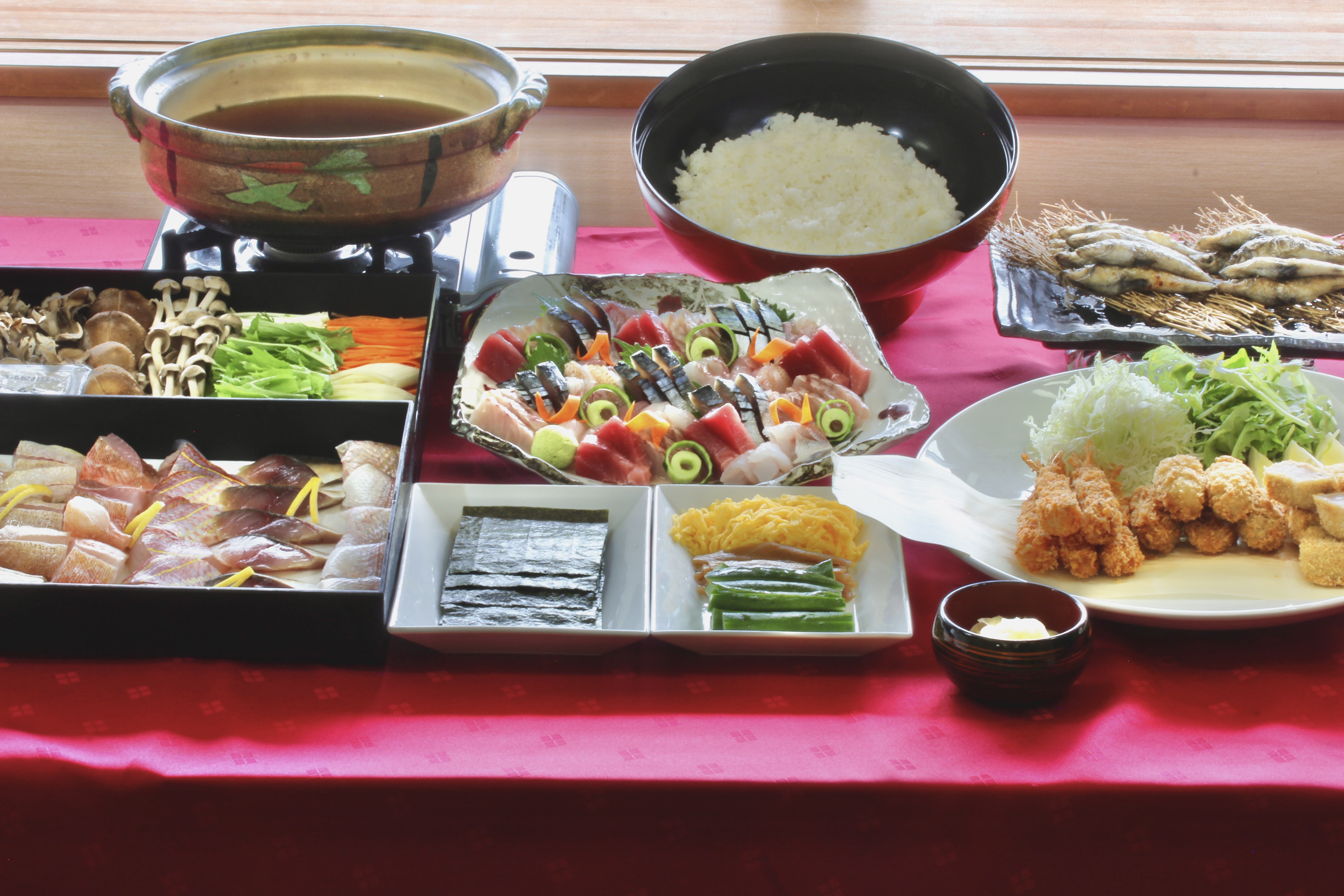 全国の漁師さんから直送！旬の鮮魚に舌鼓！