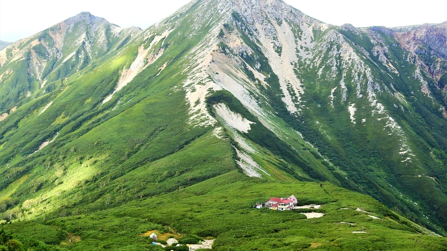 「七倉山荘前」早朝送迎付☆北アルプス裏銀座ルート☆三俣山荘