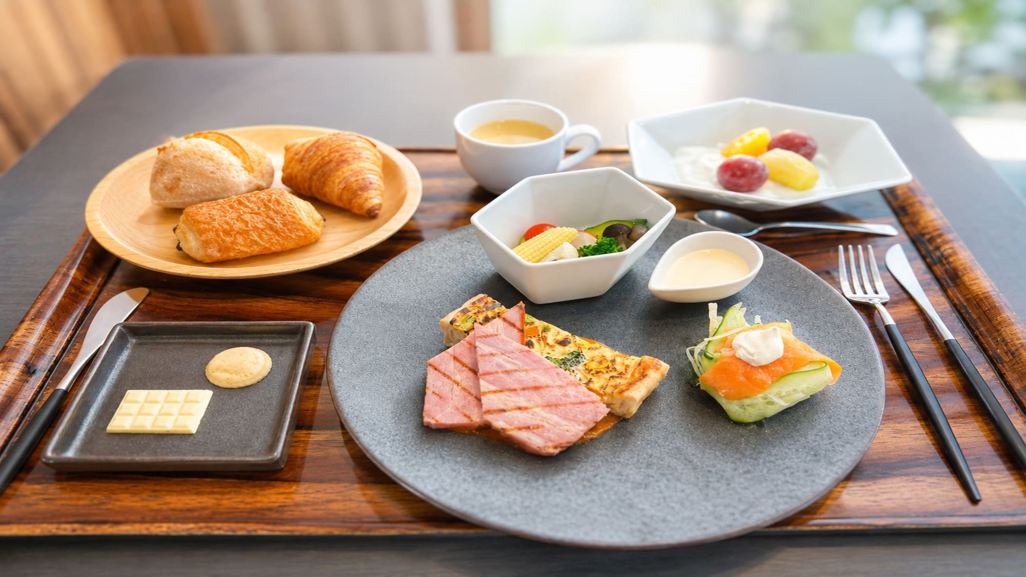 キッシュ＆サーモン（洋食B）_加工