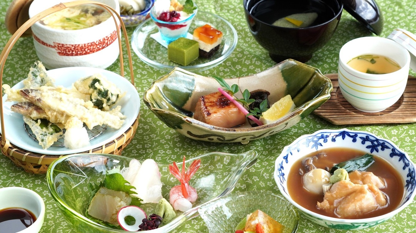 【清流香る夏の加賀料理】稚鮎の天麩羅、鶏の治部煮を味わう金沢滞在〜友禅〜