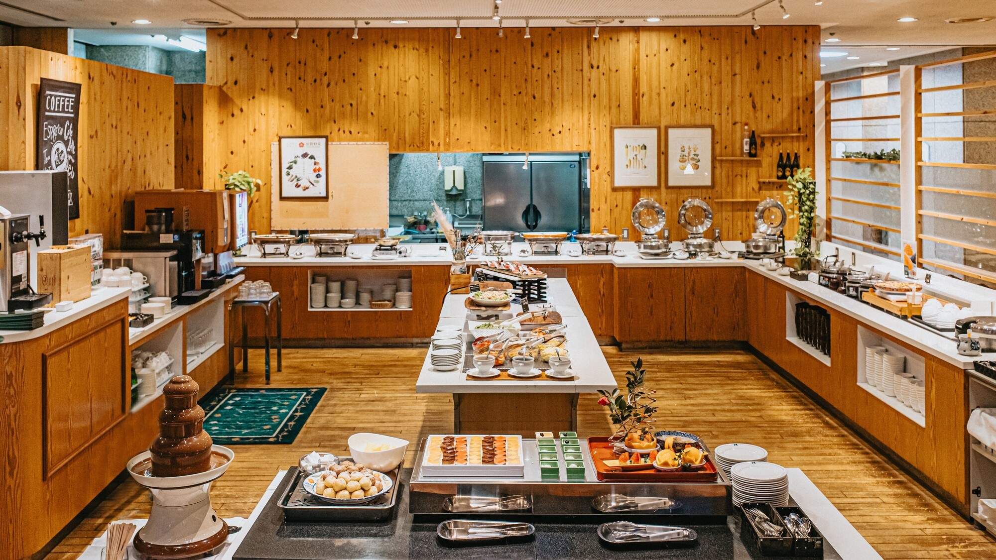 夕食バイキング