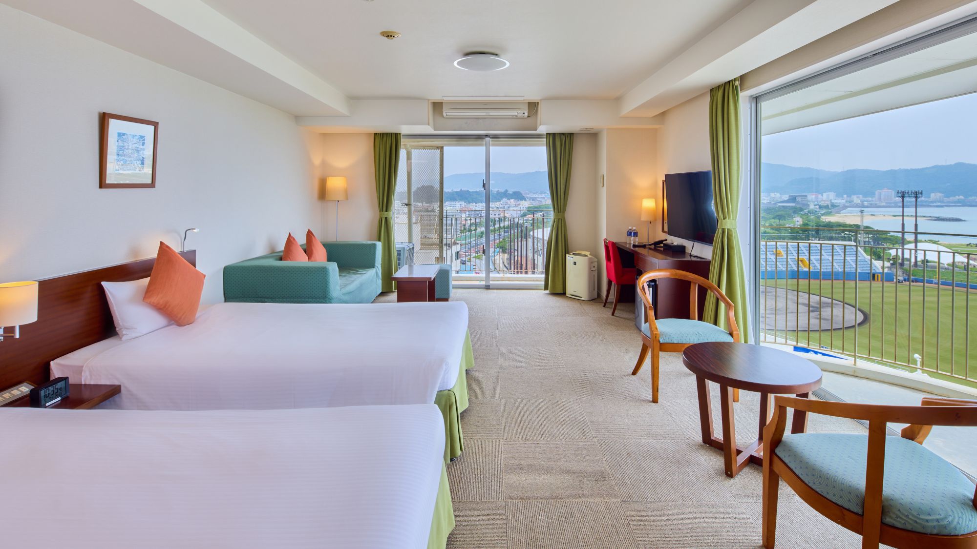 【フィールドパークタワー】エグゼクティブオーシャン 眺望が自慢のハイクラスルーム。（バストイレ別）