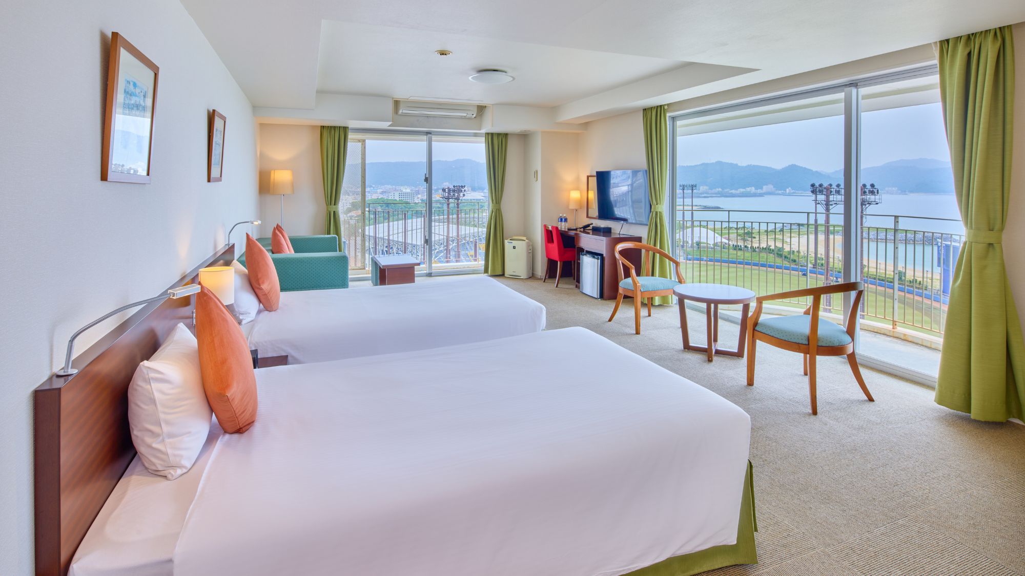 【フィールドパークタワー】エグゼクティブオーシャン 眺望が自慢のハイクラスルーム。（バストイレ別）