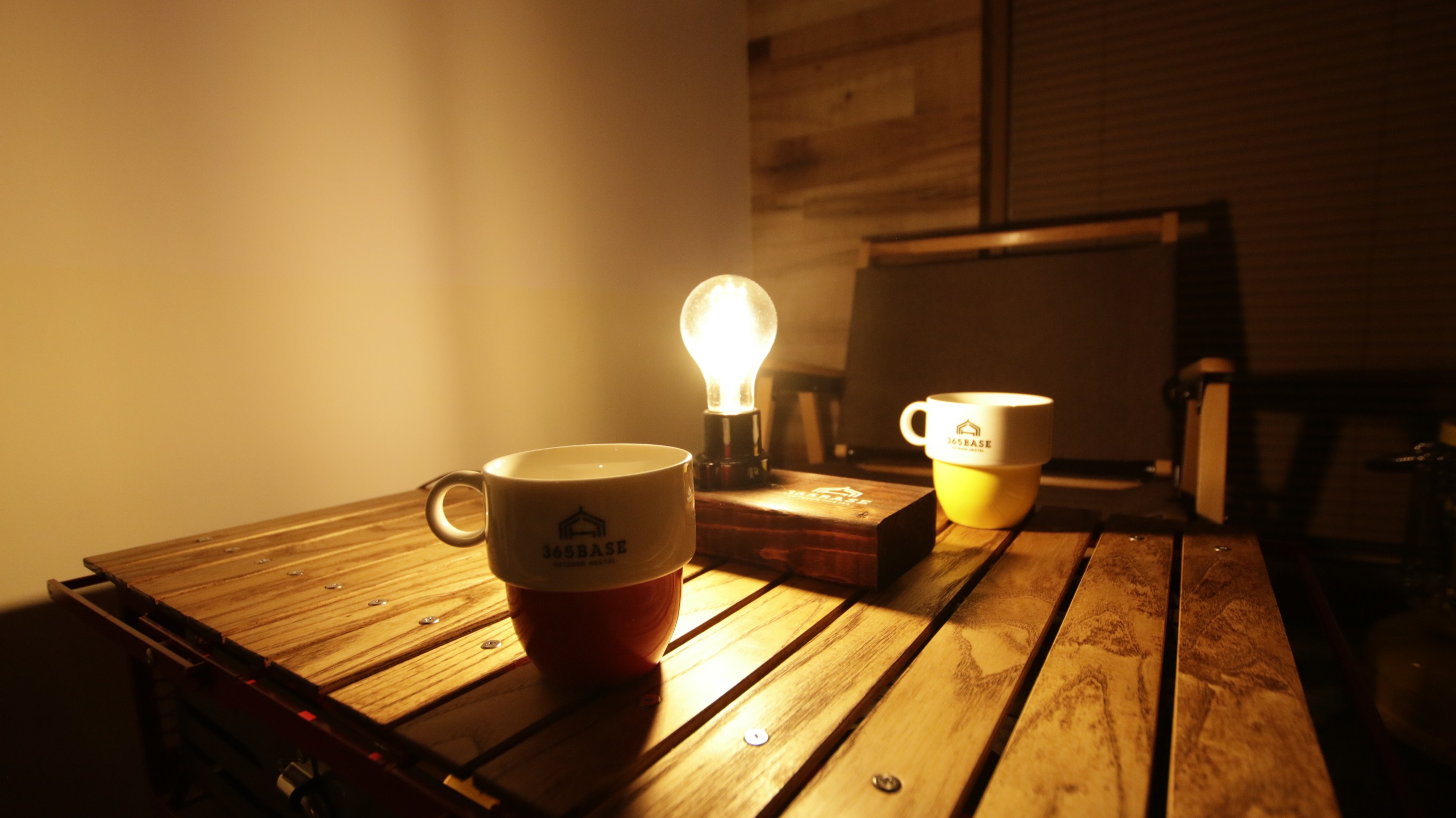 【個室】CAMP DOUBLE ROOM《BBQテラス付》　18.9㎡（定員3名）