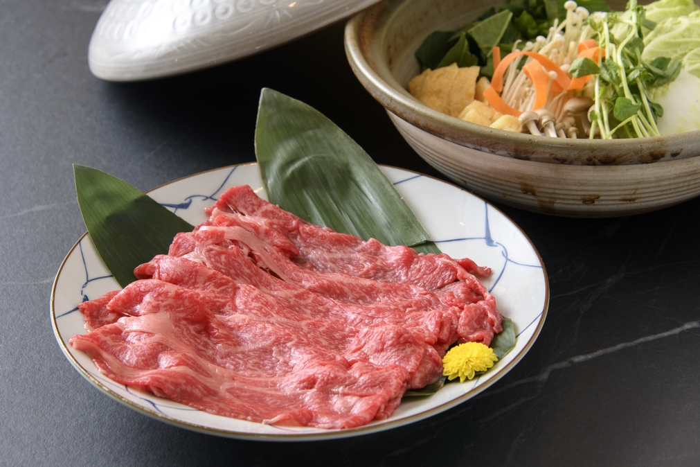 【1日1組限定】　夕食は部屋食確約！ご当地ブランド牛「若狭牛」源泉しゃぶしゃぶ＆舟盛り★グルメプラン