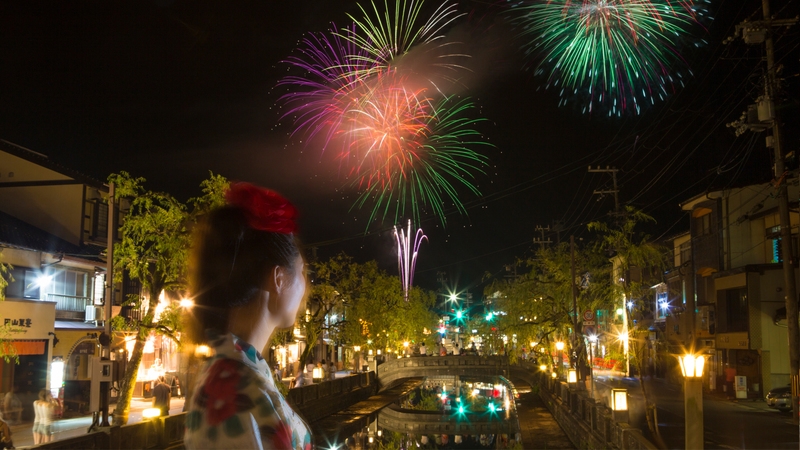 【夢花火× 楽天】2025花火+縁日+夏祭り/貸切温泉と個室レストラン/おとな専用湯宿で過ごす夏休み