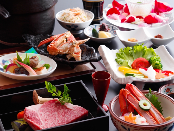 1泊夕食付き／プレミアム但馬牛ステーキ会席／おとな専用宿／城崎温泉駅徒歩３分