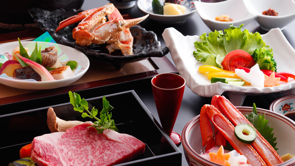 夕食+朝食付き／プレミアム但馬牛ステーキ会席／おとな専用宿／城崎温泉駅徒歩３分