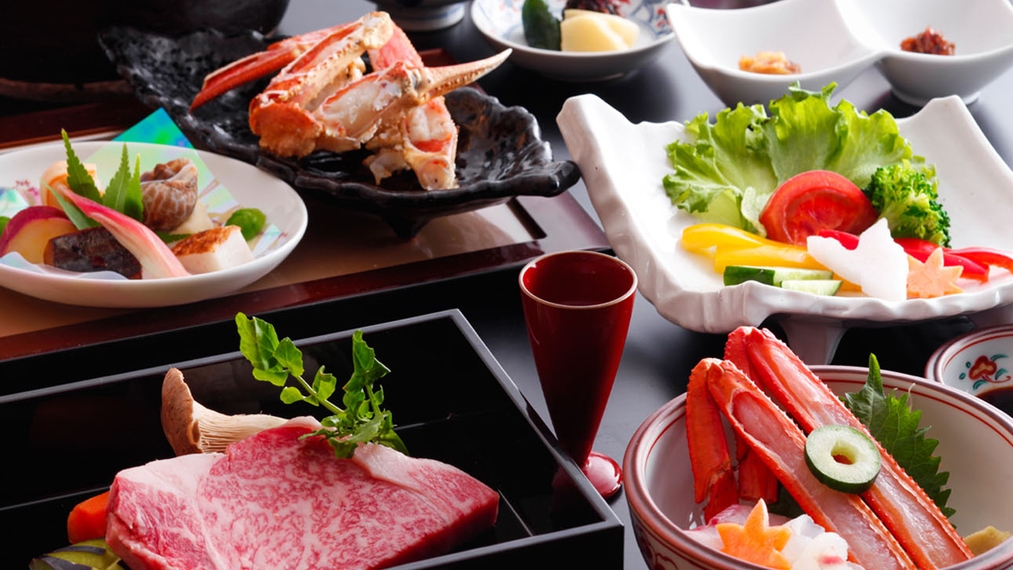 夕食+朝食付き／プレミアム但馬牛ステーキ会席／おとな専用宿／城崎温泉駅徒歩３分